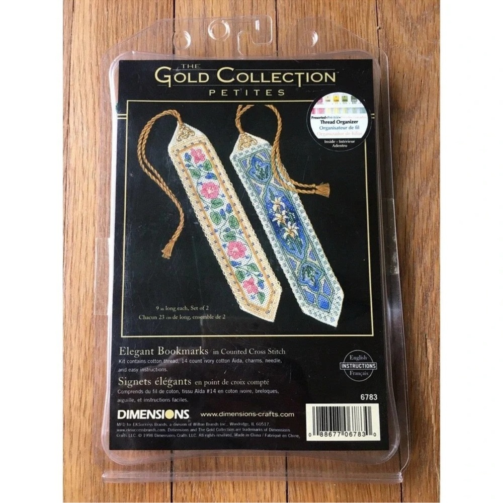 Dimensions cross stitch kit bookmarks